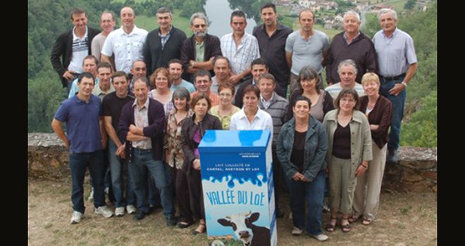 Les 26 producteurs de CantAveyLot représentent au total 9 millions de litres de lait. Photo: DR