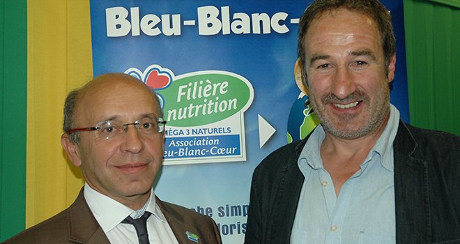 Pierre Weill et Jean-Pierre Pasquet, co-présidents de Bleu-Blanc-Cœur.   Photo: D. Bodiou/Pixel image