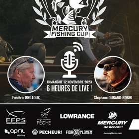 Mercury Fishing Cup : 10 000€ à gagner, 6h de live, un ancien footballeur parmi les pêcheurs...