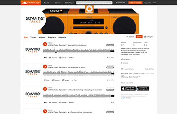 Les SOWINE Talks sont notamment disponibles  sur SoundCloud : soundcloud.com/SOWINE. Photo : DR