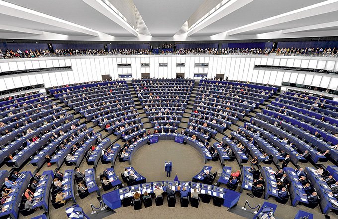 Les discussions sur la future PAC vont se terminer avec de nouveaux députés, suite aux élections européennes du 23 au 26 mai (ici, la session plénière sur l’état de l’Union en 2018). Photo : Union européenne 2018 – Source : PE/Christian Creutz
