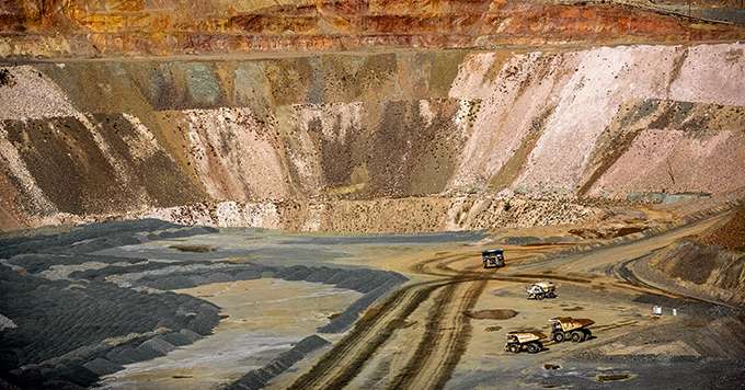 Les mines de cuivre à ciel ouvert les plus importantes se trouvent au Chili. Photo : Charles/fotolia