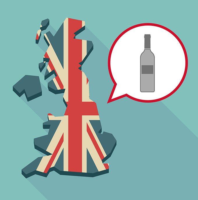 Au Royaume-Uni, la consommation de vin se maintient à 20 l/an/hab, malgré une forte hausse des taxes et les incitations à une moindre consommation. Photo : Fotolia/jpgon
