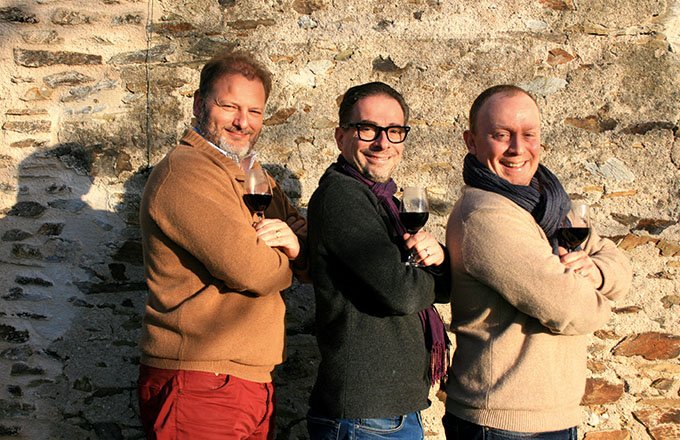 Les cofondateurs du site  (de gauche à droite) : Guillaume Petit de La Perelle, Thomas Delpy et  Patrice de Gayffier. Photo : DR