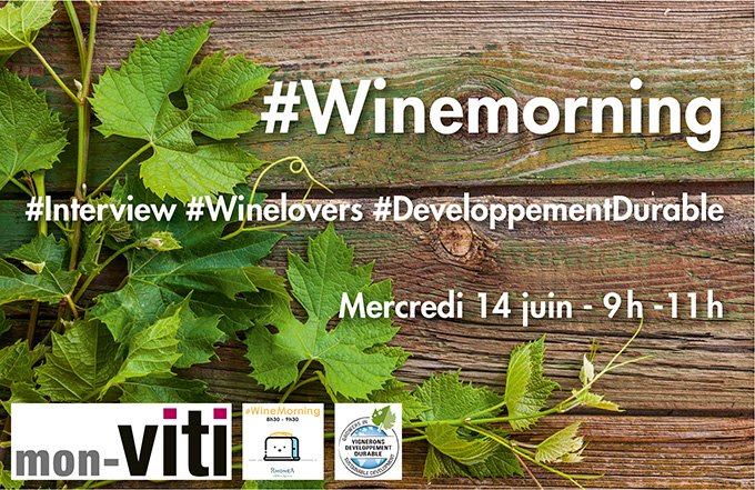 Edition spéciale ! Le #WineMorning, votre matinale actu vigne et vin sur Twitter, est parti à la rencontre d'un regroupement de vignerons : les VDD, vignerons en développement durable.