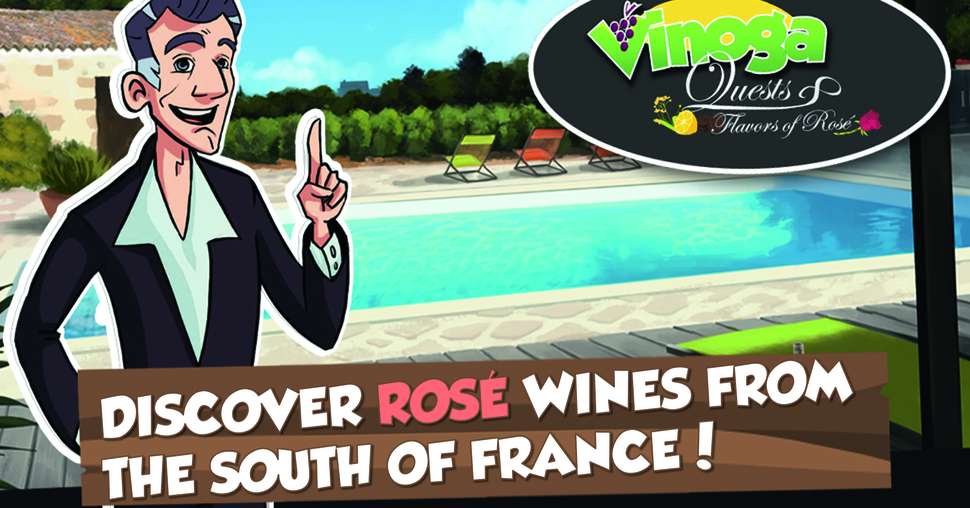 Vinoga quests est un jeu sur Facebook. Son but ? Faire découvrir les vins rosés du Sud de la France, grâce à oncle Henri.