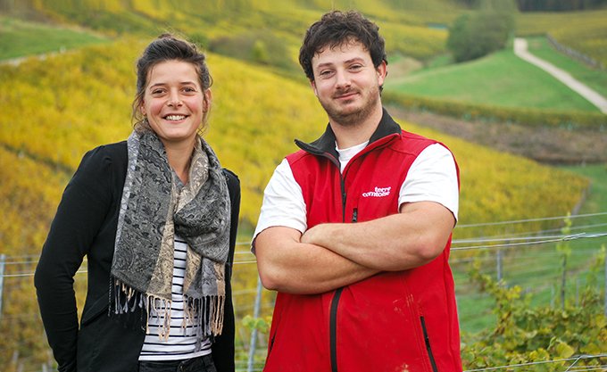 Clémentine Baud et son frère Bastien incarnent la 9e génération de vignerons à la tête du domaine familial. Photos : E. Thomas/Pixel Image