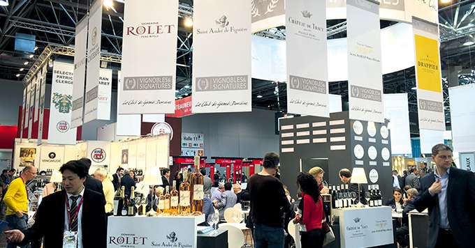 « Les frais de participation à un stand en commun sur un Salon sont calculés sur la base des m² occupés par chaque domaine membre de Vignobles et Signatures. » Photo : vignobles et signatures