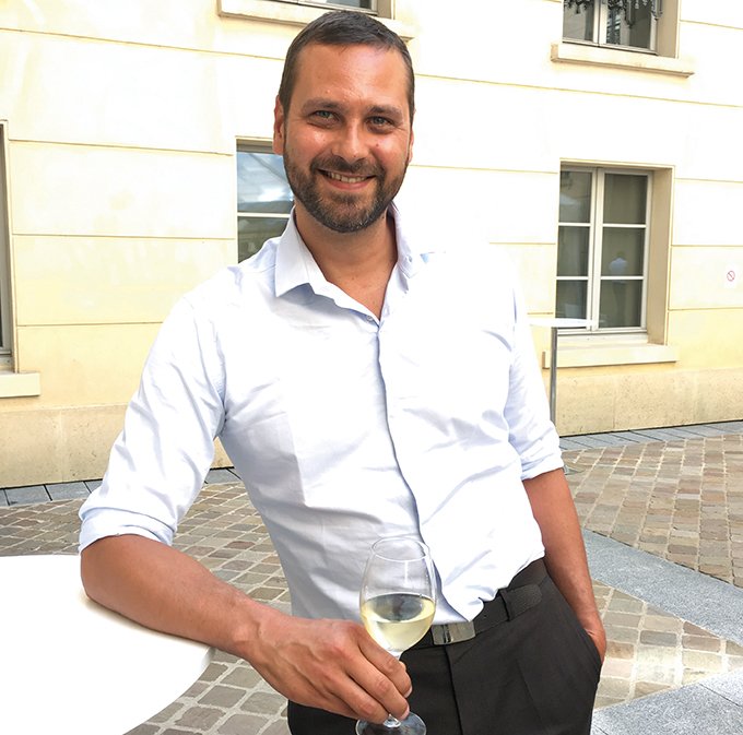 Vincent Chevrier, porte-parole de La Winetech et entrepreneur dans les start-up Vinexplore et Vinoteam. Photo : Audrey Domenach/Pixel Image