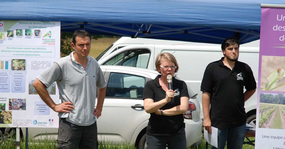 De gauche à droite, Cyril Desloges, président du GDDV41, Alice Durand, animatrice du GDDV41, et Romain Baillon, conseiller à la CA41. Photos O.Lévêque/Pixel Image
