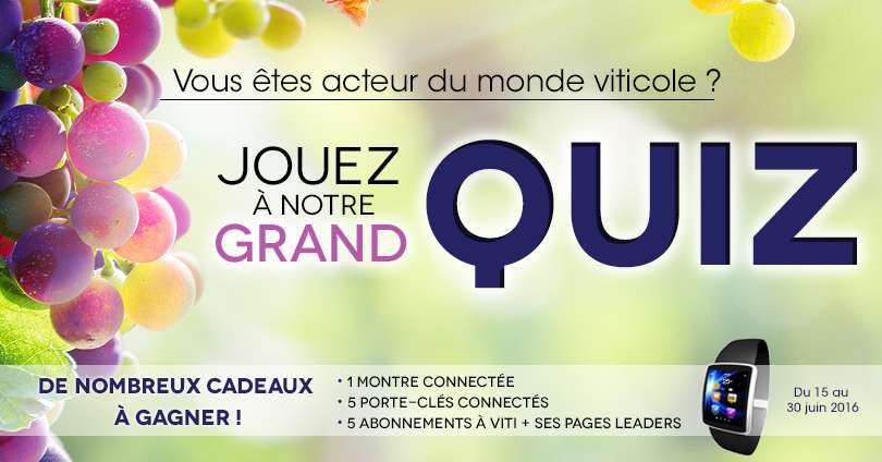 Jouez au grand quiz organisé par viti en partenariat avec les banques populaires!
