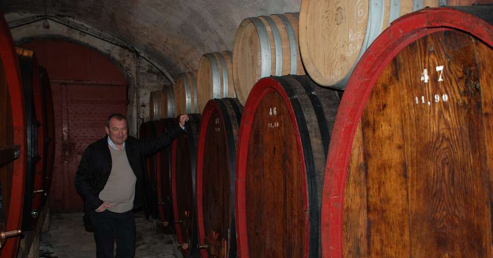 Jean-François Rougier élève son rosé dans des foudres vieux de parfois 50 ans. Photo : DR