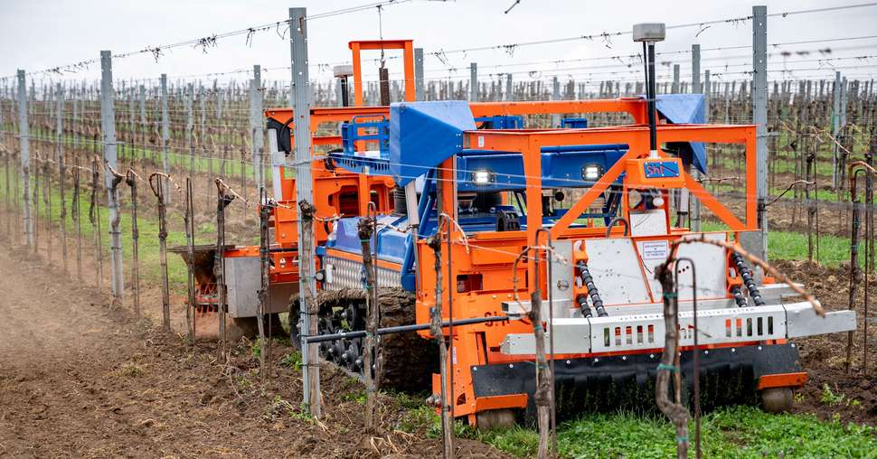 robot slopehelper distribué en France par Stecomat. Photo Stecomat