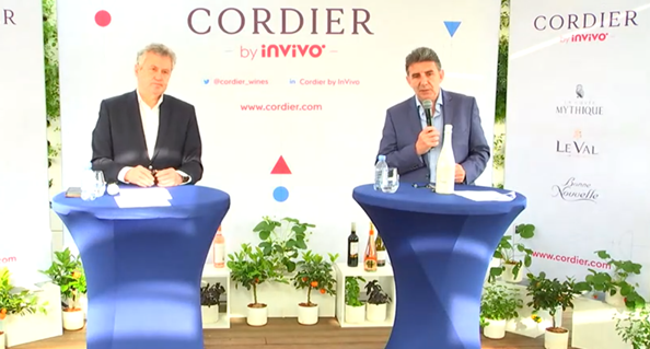 Thierry Blandinières et Philippe Leveau, respectivement DG et DG délégué de Cordier byInVivo