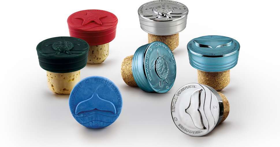 Guala Closures développe une gamme de bouchons produits à partir de plastiques récoltés dans les océans