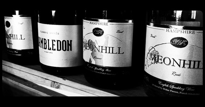 Bouteilles de vin Hampshire