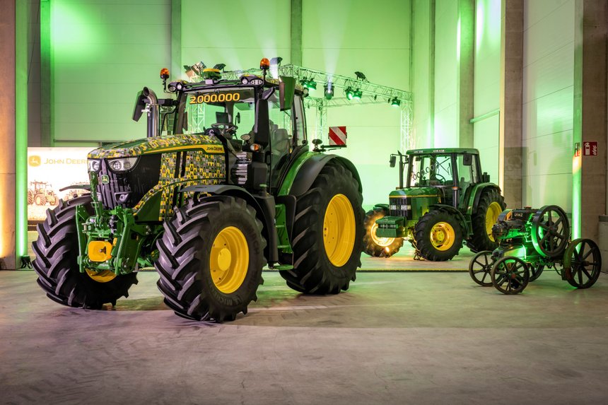 Déjà 2 millions de tracteurs John Deere produits à Mannheim