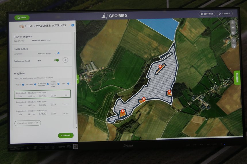 Valtra: planifier et optimiser les lignes de guidage avec Geo-Bird 