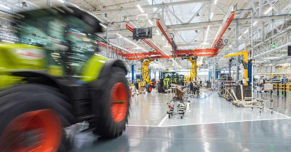 Claas: l’usine de tracteurs du Mans modernisée et tournée vers le futur.