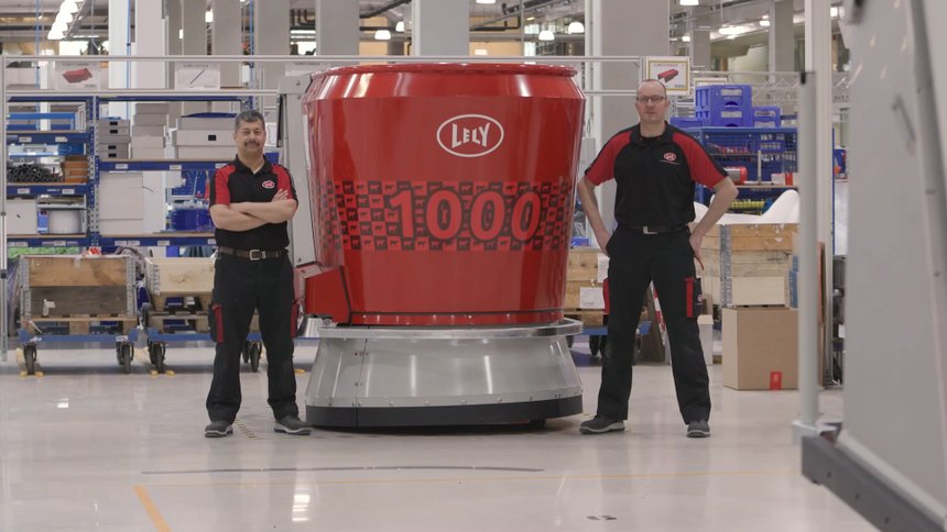 Lely: 10 ans du robot d’alimentation Vector et 1 000 exemplaires produits