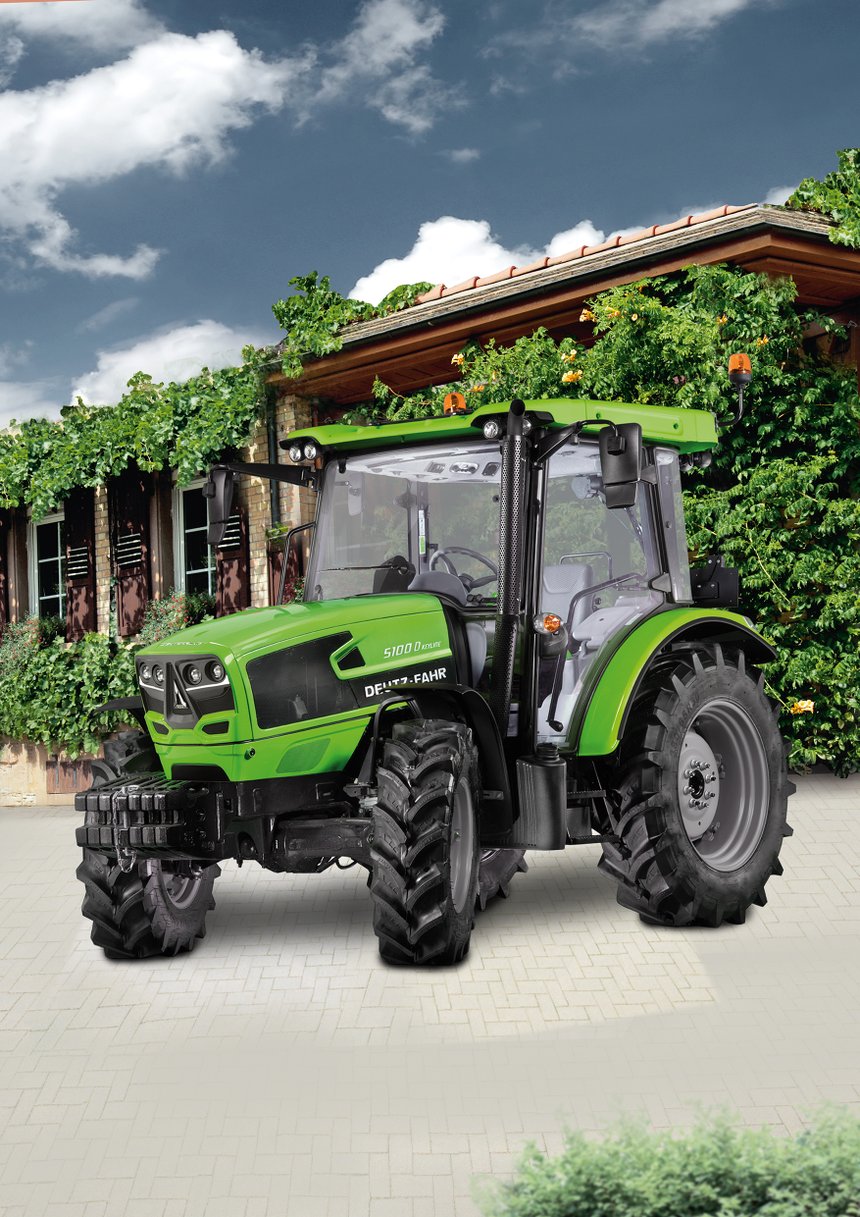 Deutz-Fahr complète son offre de tracteurs de petites puissance avec la série 5D Keyline. © Deutz-Fahr 