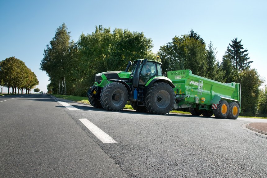 Les tracteurs de plus de 180 ch passent au Stage V. © Deutz-Fahr