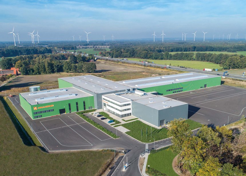 La nouvelle usine est situéé au nord d’Osnabrück, dans le nord-ouest de l’Allemagne. © Amazone