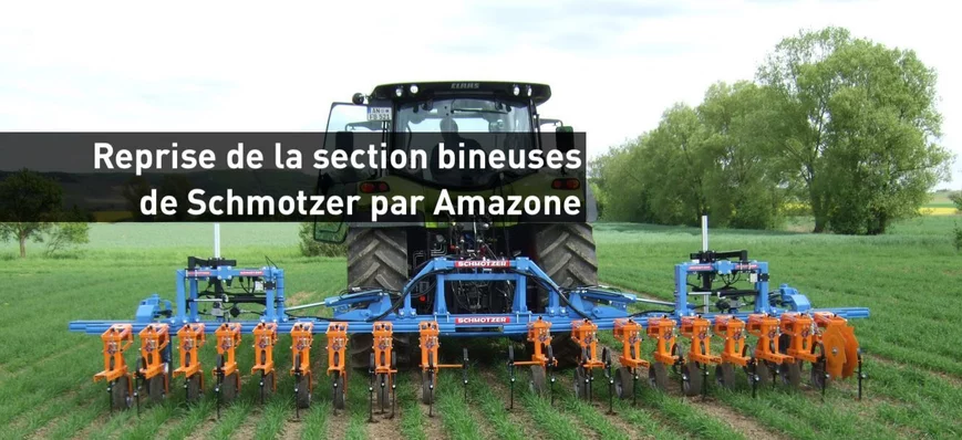 Amazone acquiert la gamme de bineuses Schmotzer