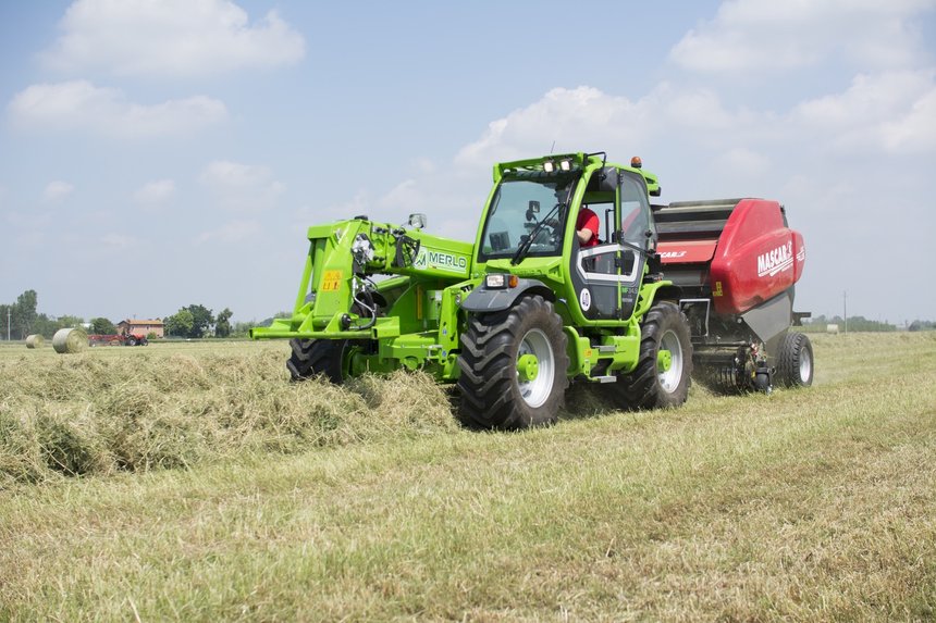 Merlo annonce que les Multifarmer Medium Duty peuvent servir de tracteurs. © Merlo