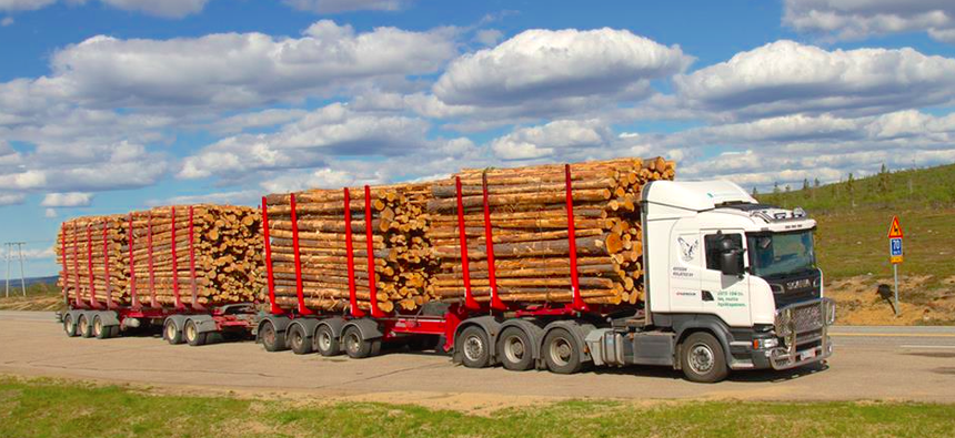 Camions grumiers bois courts trains longs FranceRoutes