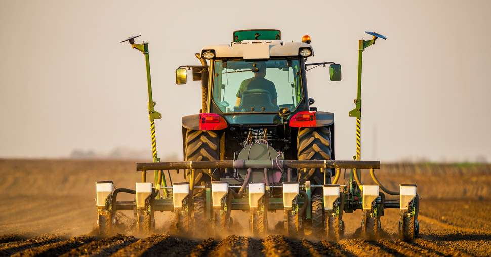 Damien Normand cultive du soja 000 qu’il bâche au semis pour accélérer les premiers stades de la culture. © Oticki / Adobe Stock