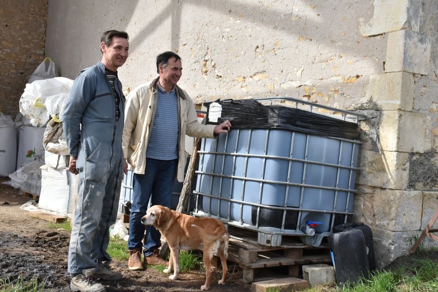 Jean-François et Régis Feignon, agriculteurs à Rivarennes (Indre), se sont mis depuis 2022 à la LiFoFer. Photo O.Lévêque/pixel6TM