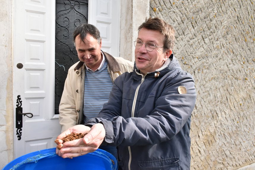 Nicolas Lemane et Jean-François Feignon, satisfaits de leur préparation de Lifofer. Photo O.Lévêque/Pixel6TM