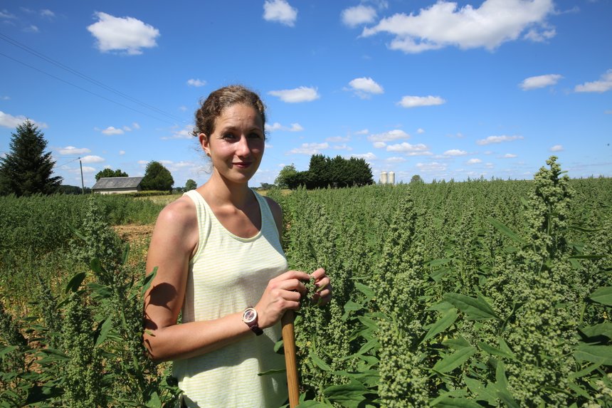 Marion Breteau lauréate du concours Graines d'Agriculteurs dans la catégorie "acteur du lien social".