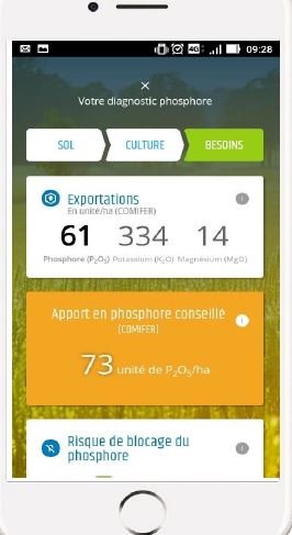  Timac agro lance Phosph'Or, une application entièrement dédiée à la fertilisation en phosphore.