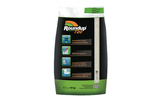 Roundup® 720 de Monsanto, formulation granulée. © Monsanto