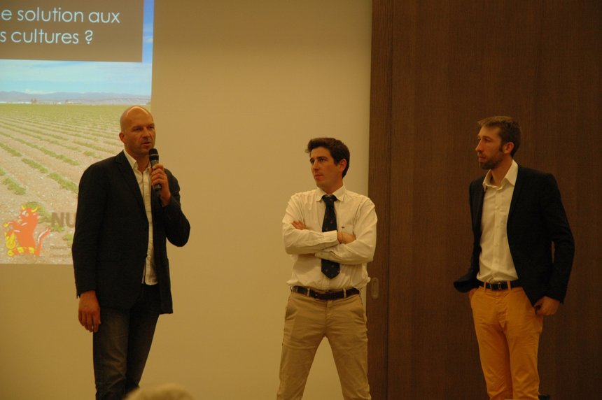 De gauche à droite, Guillaume Bernard, Baptiste de Fressanges, Victor Leforestier, boursiers Nuffield 2015.