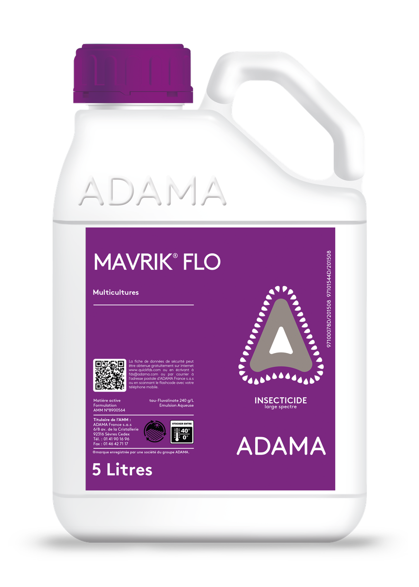 Les insecticides Mavrik® Flo et Talita® sont dorénavant conseillés par Adama à 0,15 l/ha sur ravageurs d’automne (pucerons et cicadelles) dès le stade 1 à 2 feuilles. © Adama