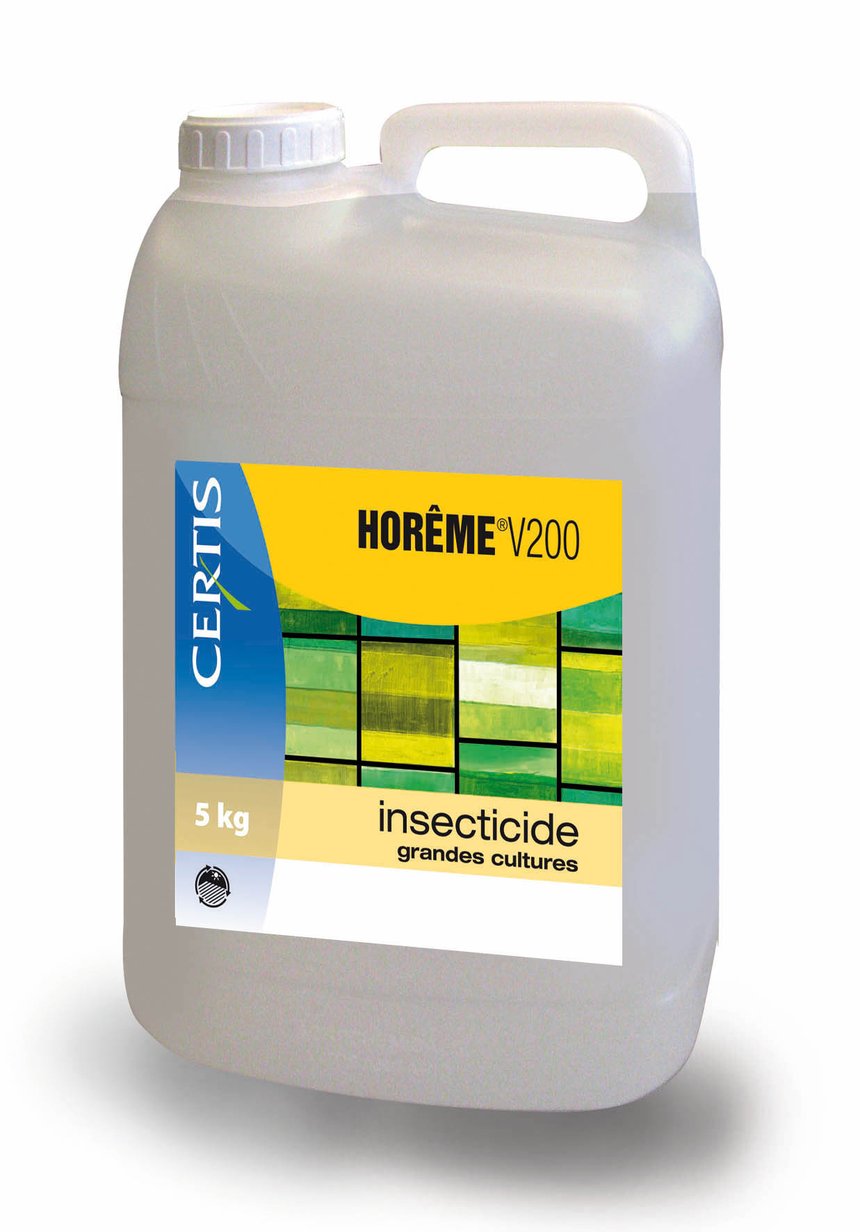  Les insecticides Horême® V200 et Insyst® V200 autorisés sur blé et colza. © Certis
