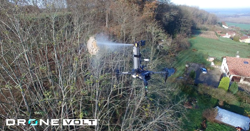 Un drone pour lutter contre le frelon asiatique. Photo: Drone Volt
