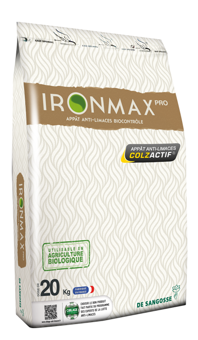 Ironmax® Pro, nouvel antilimaces biocontrôle De Sangosse. © De Sangosse