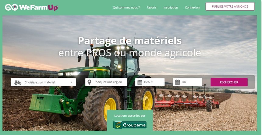 Wefarmup : Le partage entre pro arrive dans le monde agricole