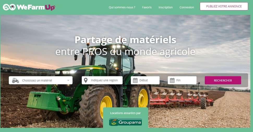 Wefarmup : Le partage entre pro arrive dans le monde agricole