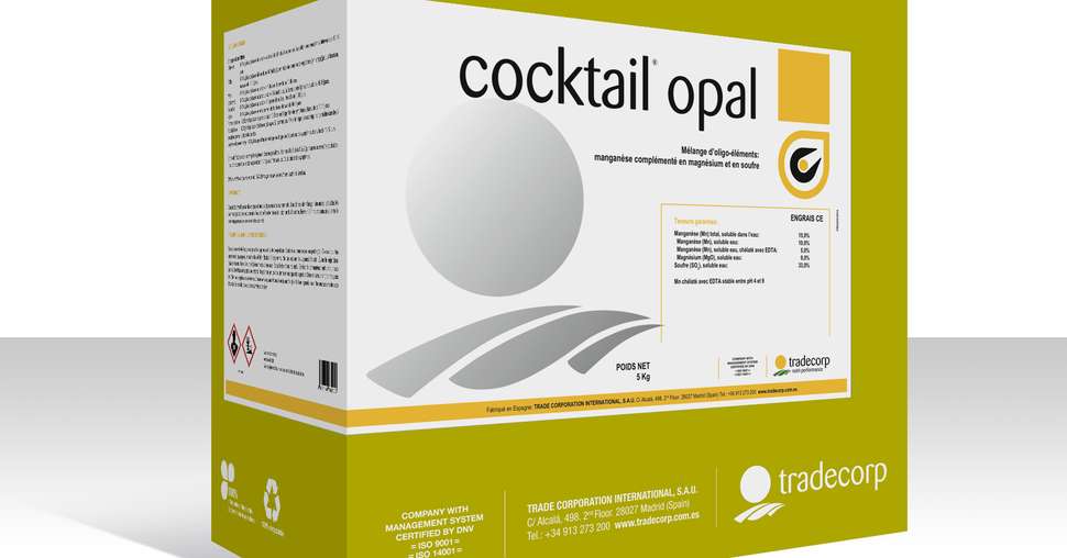 Tradecorp lance Cocktail Opal, une solution sous forme de micro-granulés solubles contre les carences en manganèse et magnésium.