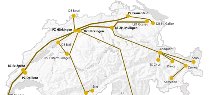 La Poste suisse augmente ses liaisons ferroviaires