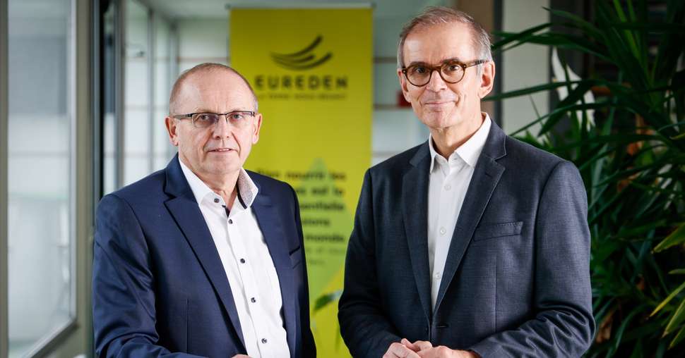 Serge Le Bartz, président d'Eureden et Alain Perrin, directeur général. © Eureden