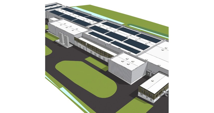La nouvelle usine NatUp sera opérationnelle à la mi-2025. © NatUp