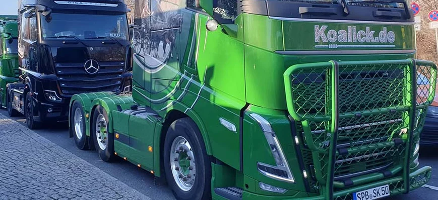 Manifestation des conducteurs et transporteurs rou