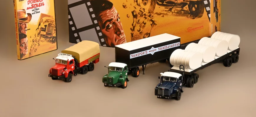 Camions miniatures : coffret hommage au film culte