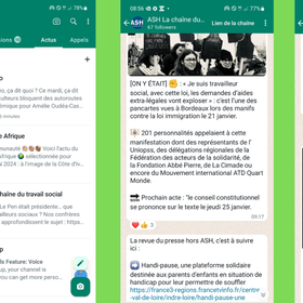 Les ASH lancent une chaîne WhatsApp, un nouvel espace pour s'informer librement